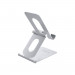Orico Foldable Phone Stand - сгъваема алуминиева поставка за мобилни телефони (сребрист) 3