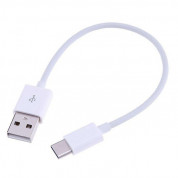 4smarts USB-C Cable - USB-C кабел за устройства с USB-C порт (20 см) (бял) (bulk)