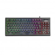 Marvo K607 TKL Backlight Membrane Gaming Keyboard - компактна геймърска клавиатура с подсветка (за PC) (черен) 1