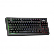 Marvo K607 TKL Backlight Membrane Gaming Keyboard - компактна геймърска клавиатура с подсветка (за PC) (черен)