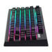 Marvo K607 TKL Backlight Membrane Gaming Keyboard - компактна геймърска клавиатура с подсветка (за PC) (черен) 5