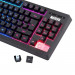 Marvo K607 TKL Backlight Membrane Gaming Keyboard - компактна геймърска клавиатура с подсветка (за PC) (черен) 3