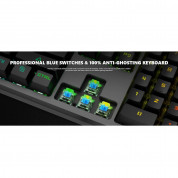 Marvo KG954 Gaming Mechanical Keyboard Blue Switches (black) 8