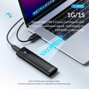 Orico USB-C External M.2 NVMe SSD USB 3.2 Gen 1 Enclosure - външна кутия с USB-C за M.2 NVMe SATA SSD дискове (черен) 4