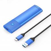 Orico USB-C External M.2 NGFF SSD USB 3.2 Gen 1 Enclosure - външна кутия с USB-C за M.2 NGFF SATA SSD дискове (син)