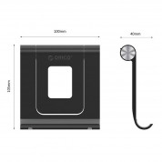 Orico PH2 Adjustable Phone Tablet Holder Stand - преносима сгъваема поставка за таблети и смартфони (черен) 13