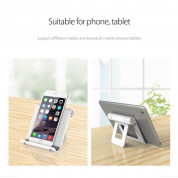 Orico PH2 Adjustable Phone Tablet Holder Stand - преносима сгъваема поставка за таблети и смартфони (бял) 7