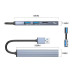 Orico USB-A 3.0 4-Port Hub With Card Reader (AH-A12F-GY-BP) - 4-портов USB-A 3.0 хъб и четец за карти за MacBook и преносими компютри (15 см) (сив) 8