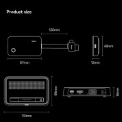 Baseus Wireless Display Dongle Adapter HDMI 4K 30Hz - комплект приемник и предавател за безжично прехвърляне на картина (черен) 15