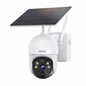 Choetech PTZ Solar Outdoor Security Camera Full HD 1080P - домашна видеокамера със соларен панел за външна употреба (бял)