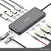 4smarts 11in1 Triple Display USB-C Hub with DeX Function - мултифункционален USB-C хъб поддържащ DeX функционалност с HDMI, DisplayPort, Ethernet, USB-C, USB 3.0 (черен) 1
