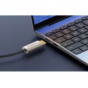 Baseus High Definition Optic FIber 4K HDMI Male To HDMI Male Cable - 4K HDMI към HDMI кабел (15 метра) (черен) 5