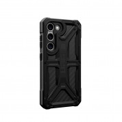 Urban Armor Gear Monarch Case - удароустойчив хибриден кейс за Samsung Galaxy S23 (черен-карбон) 2