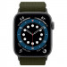 Spigen Lite Fit Band - лека текстилна каишка за Apple Watch 42мм, 44мм, 45мм, Ultra 49мм (зелен) 6