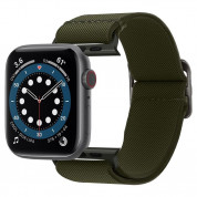Spigen Lite Fit Band - лека текстилна каишка за Apple Watch 42мм, 44мм, 45мм, Ultra 49мм (зелен) 2