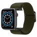 Spigen Lite Fit Band - лека текстилна каишка за Apple Watch 42мм, 44мм, 45мм, Ultra 49мм (зелен) 3