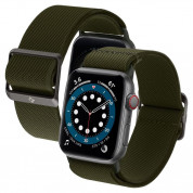 Spigen Lite Fit Band - лека текстилна каишка за Apple Watch 42мм, 44мм, 45мм, Ultra 49мм (зелен)