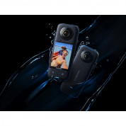 Insta360 One X3 - 360 градусова 5.7К екшън камера за заснемане на любимите ви моменти (черен) 5