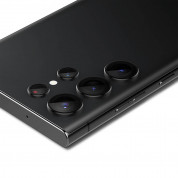 Spigen Optik Pro tR Ez Fit Lens Protector 2 Pack - 2 комплекта предпазни стъклени лещи за камерата на Samsung Galaxy S23 Ultra (черен) 4