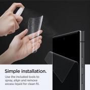 Spigen Neo Flex Solid Screen Protector 2 Pack - 2 броя защитни покрития за целия дисплей на Samsung Galaxy S23 Ultra (прозрачен) 18