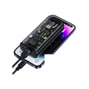 Usams Dual Port Digital Display PowerBank PD 9000 mAh 20W - преносима външна батерия с USB-C порт и USB-A изход  (черен) 1