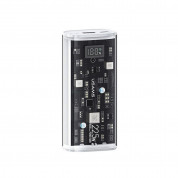 Usams Dual Port Digital Display PowerBank PD 9000 mAh 20W - преносима външна батерия с USB-C порт и USB-A изход (бял)