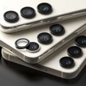 Ringke Metal Camera Lens Frame Glass - предпазни стъклени лещи за камерата на Samsung Galaxy S23, Samsung Galaxy S23 Plus (черен) 1