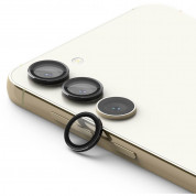 Ringke Metal Camera Lens Frame Glass - предпазни стъклени лещи за камерата на Samsung Galaxy S23, Samsung Galaxy S23 Plus (черен)