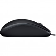 Logitech B110 Silent USB Optical Mouse - жична мишка за PC и Mac (черен)  1