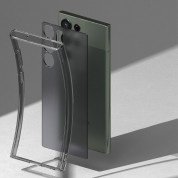 Ringke Fusion Crystal Case - хибриден удароустойчив кейс за Samsung Galaxy S23 Ultra (черен-прозрачен) 5