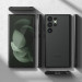 Ringke Fusion Crystal Case - хибриден удароустойчив кейс за Samsung Galaxy S23 Ultra (черен-прозрачен) 5
