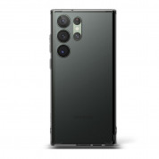 Ringke Fusion Crystal Case - хибриден удароустойчив кейс за Samsung Galaxy S23 Ultra (черен-прозрачен) 2