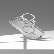 Ringke Fusion Magnetic Case - хибриден кейс с висока степен на защита с MagSafe за Samsung Galaxy S23 (прозрачен-мат)  5