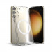 Ringke Fusion Magnetic Case - хибриден кейс с висока степен на защита с MagSafe за Samsung Galaxy S23 (прозрачен-мат)  3