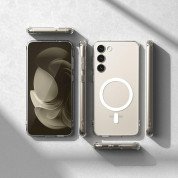 Ringke Fusion Magnetic Case - хибриден кейс с висока степен на защита с MagSafe за Samsung Galaxy S23 (прозрачен-мат)  4