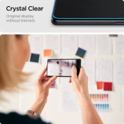 Spigen Tempered Glass GLAS.tR Slim 2 Pack for Samsung Galaxy A14 5G (transparent) (2 pcs.) 8