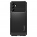 Spigen Rugged Armor Case - тънък качествен силиконов (TPU) калъф за Samsung Galaxy A14 5G (черен) 2