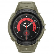 Spigen Rugged Armor Pro Case - удароустойчив TPU кейс за Samsung Galaxy Watch 5 Pro 45мм (зелен) 6