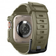 Spigen Rugged Armor Case Pro - удароустойчив TPU кейс с вградена каишка за Apple Watch Ultra 49мм (зелен) 4