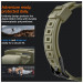 Spigen Rugged Armor Case Pro - удароустойчив TPU кейс с вградена каишка за Apple Watch Ultra 49мм (зелен) 17