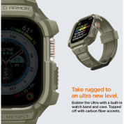 Spigen Rugged Armor Case Pro for Apple Watch Ultra 49mm (khaki) 10