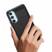 Tech-Protect Carbon Flexible TPU Case - тънък силиконов (TPU) калъф за Samsung Galaxy A34 5G (черен) 1