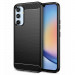 Tech-Protect Carbon Flexible TPU Case - тънък силиконов (TPU) калъф за Samsung Galaxy A34 5G (черен) 1