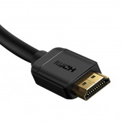 Baseus 4K HDMI 2.0 Male To HDMI Male Cable - 4K HDMI към HDMI кабел (150 см) (черен) 4