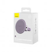 Baseus C01 Magnetic Air Vent Phone Holder (SUCC000105) (purple) 7