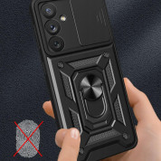 Tech-Protect CamShield Pro Hard Case - хибриден удароустойчив кейс с пръстен против изпускане за Samsung Galaxy A34 5G (черен) 6
