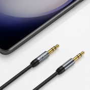 Tech-Protect Ultraboost Stereo Audio Aux Cable - качествен 3.5 мм. аудио кабел (150 см) (син) 2
