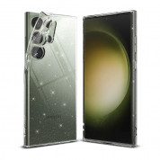 Ringke Air Glitter Case - силиконов (TPU) калъф за Samsung Galaxy S23 Ultra (прозрачен) 1