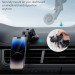 ESR Halolock Magnetic Dashboard and Vent Car Mount - магнитнна поставка за таблото или стъклото на кола за iPhone с MagSafe (черен) 8