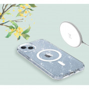 Tech-Protect Flexair Glitter Hybrid MagSafe Case - хибриден удароустойчив кейс с MagSafe за iPhone 13 Pro Max (прозрачен) 3